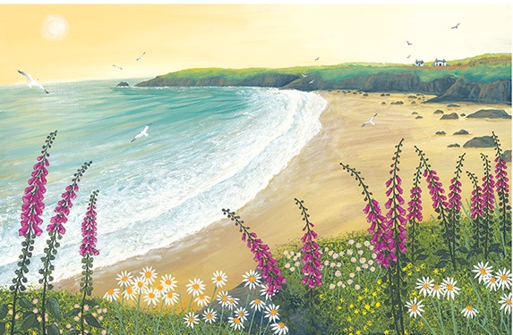 Dawn over Foxglove Bay - Jo Grundy